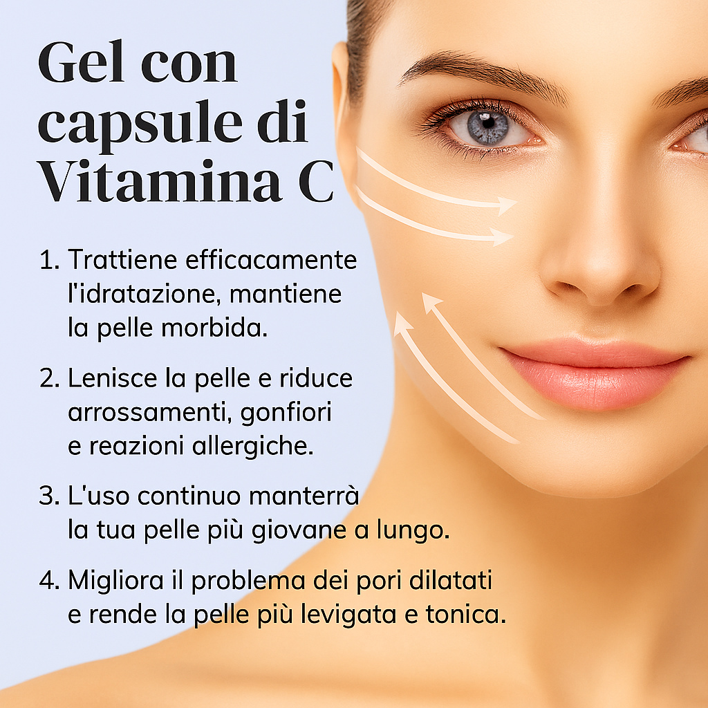 Skin & Soul™ - Gel con capsule di Vitamina C